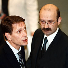 Mikhail  Zadornov (right)